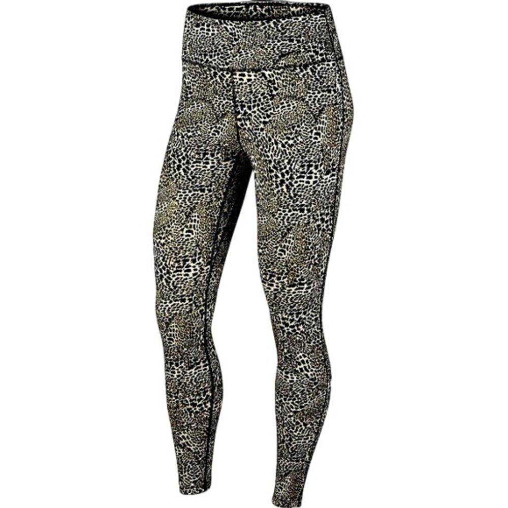 Nike One Icon Clash Leopard Print Training Tights High‎ Rise Leggings BV5370-010